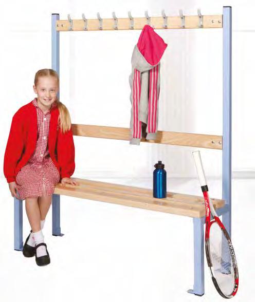 School Lockers - Primary Single & Double Sided Island Seating Supplied