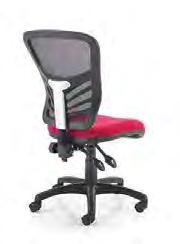 standard. Syncro mechanism Ratchet back height adjustment Integral seat slide Tension adjustment This chair comes with a high back design.