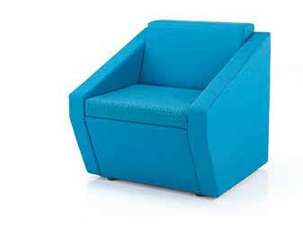 Take any of the pieces that make up the Blend range to create an array of stylish seating configurations to suit your particular space Single Seater Unit