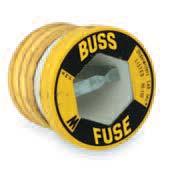 Plug W Series Description: Fast-acting plug fuse. Dimensions: Edison base plug. Construction: Brass threads with plastic body. Volts 25Vac Amps 2-2A IR ka RMS Sym. Agency Information: CE, Std.