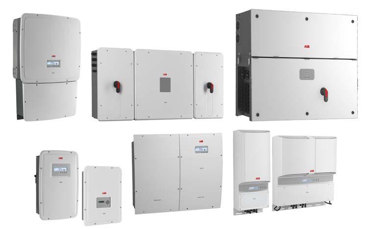 10 BROCHURE ABB SOLAR INVERTER SOLUTIONS FOR BUILDING APPLICATIONS ABB string inverters From residential to decentralized commercial and industrial applications, our inverters fit any plant String