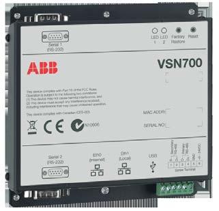 MONITORING AND COMMUNICATIONS 35 ABB monitoring and communications VSN700 Data Logger VSN700 Data Logger The highperformance VSN700 Data Logger provides simple and quick commissioning with device