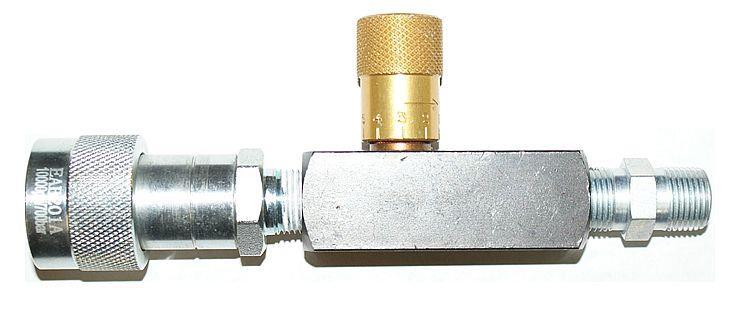 Hydraulic Cylinder (Inside Jack) 3 Attach hose coupler