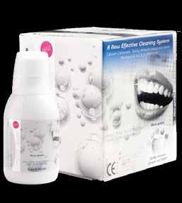 This product is ideal for treating the teeth of patients sensitive to sodium bicarbonate or who suffer from high blood pressure. Non-abrasive, non-invasive.