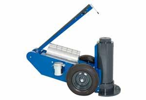 ground clearance for clearing rail and rough terrain Multiple position handle for easy tilt back and moving Handle