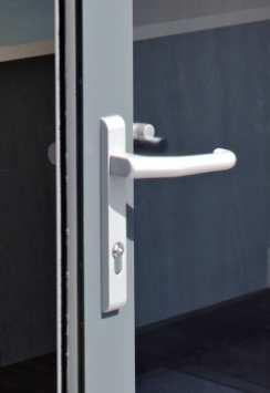 systems via a latch and the lever