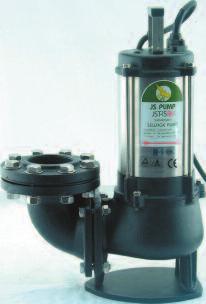 12-792 JST- versions are submersible sewage vortex impeller pumps allowing soft solids to be passed through the pump body to waste. Available as free standing as standard or can be guide rail mounted.