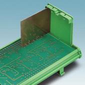 Panel mounting base UM press-drawn section panel mounting base The individual adaptation of the UM profiles to the dimensions of a printed circuit board means that a multitude of electronics circuits
