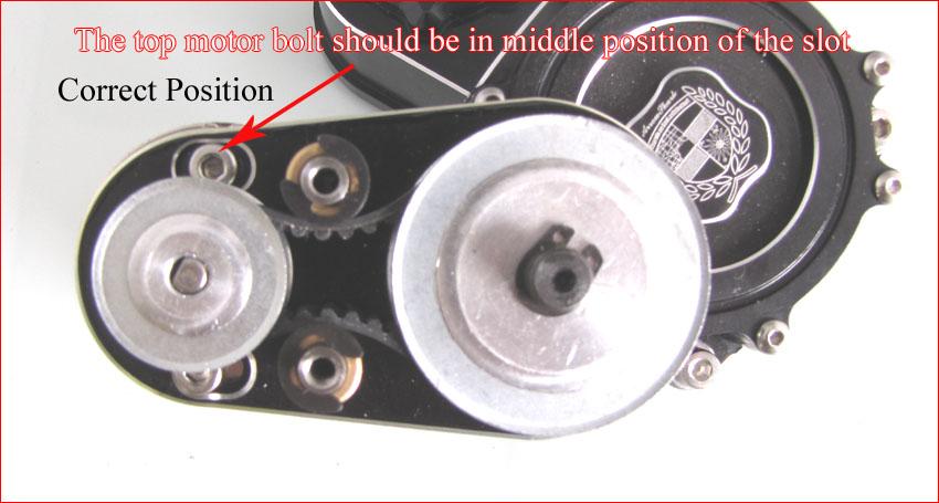 after doing the maintenance or change parts, the power from electric motor seems is not