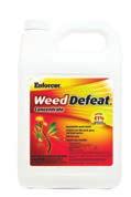 INSECTICIDES HERBICIDES WEED DEFEAT CONCENTRATE * Non-selective weed control 41% Glyphosate Controls 200+ weed, grass, and brush species both annuals and perennials R51823 (4-gal/cs) R51834 (5 gal)