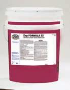 Fast-acting alkalis, wetting and emulsifying agents plus strong solvent for oil and grease stains Strong enough to remove embedded dirt Labor-saving chemical action 072333 (40 lb) 072342 (125 lb)