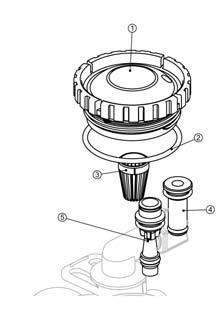 Replacement Pa r t s: injector assemblies Item No. Part No. Description Qty. 1 YY.WS.cv3176 Injector cap 1 2 YY.WS.cv3152 O-ring 135 1 3 YY.WS.cv3177 Injector screen 1 4 YY.WS.cv3010-1z Injector assembly plug 1 5 YY.