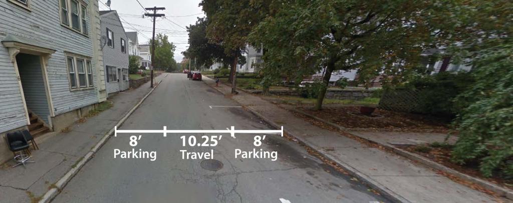 Figure 93 Add and Formalize Parking on Felton Street The existing