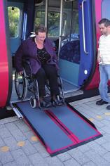 P U B L I C T R A n S P o R T Solutions for public transport ranges from simple ramps and mobile lifting platforms, to specially designed products.
