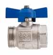 098SDC BALL VALVE WITHOUT UNION, FULL FLOW FOR MANIFOLDS SIZE PRESSURE CODE PACKING 3/4" (DN 20) 40bar/580psi 0980034SDC/B 8/88 1" (DN 25) 40bar/580psi 0980100SDC/B 8/64 1"1/4 (DN 32) 30bar/435psi