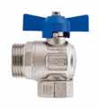 298SDC ANGLE BALL VALVE WITHOUT UNION, FULL FLOW FOR MANIFOLDS SIZE PRESSURE CODE PACKING 3/4" (DN 20) 40bar/580psi 2980034SDC/B 6/60 1" (DN 25) 40bar/580psi 2980100SDC/B 4/52 TECHNICAL