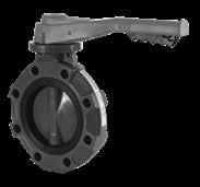 BYV SERIES BUTTERFLY VALVES **LEVER OPERATED** The revolutionary hand lever design features a 72 spline interlock mechanism allowing for 19 stopping positions every 5 degrees.