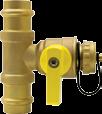 Full Port Forged Brass Ball Valve w/ Reversible Handle & Adjustable Packing Gland ST ( Primary Loop) H-58643 H-58644 ST ( Primary Loop) H-58653 H-58654 H-58655 H-88643 H-88644