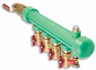 GeoGreen GEOTHERMAL Manifold System The Legend GeoGreen M-8400 Geothermal manifold system offers the ultimate in lightweight durability, labor savings and installation flexibility for commercial and