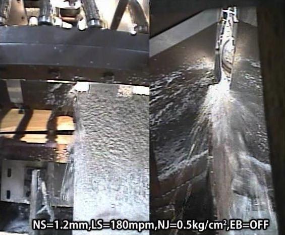 3. High speed coating test using NS blade Test results
