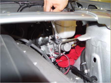 Recommended Installation Method: Thread the Hurst Roll Control brake line into the Master Cylinder, however, do not completely tighten fitting at this time to allow for minor adjustments.
