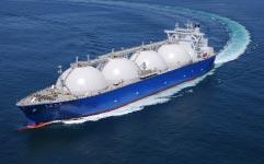 Kawasaki Heavy Industries, Ltd. (merged with Kawasaki Shipbuilding Corporation: see P 5 for the merger announcement) delivered the 145,000m 3 LNG Carrier, TAITAR NO. 4 (HN: 1626), to NiMiC NO.4 S.A. on October 1.