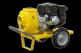 Engine-driven pumps Model Ports Solids Capacity Head Speed Power mm in mm m 3 /h m rpm kw J 1-110 40 1½ 20 25 25 3600 2,6 J 1-160 40 1½ 8 22 48 3600 5,5 J