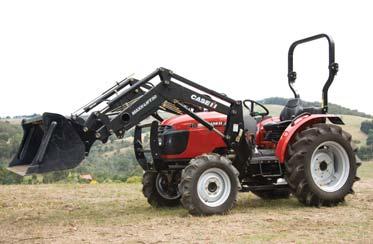 The 38 hp Maxxfarm 35 makes shuttle work a breeze with superior finger-tip Shuttle Lever control for easy forward reverse direction changes essential when working in compact spaces and moving around