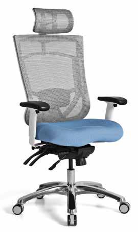 Executive Mesh Vertu Series Acclaimed for it s graceful look and exceptional back support, the Vertu chair is designed