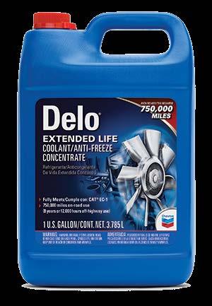 HARD-WORKING COOLANTS Delo Coolants Contribute to Long Engine Life BE SURE TO ADD THE PROVEN PROTECTION OF DELO ELC Delo ELC Deliver High Performance and Value Delo Extended Life Coolants