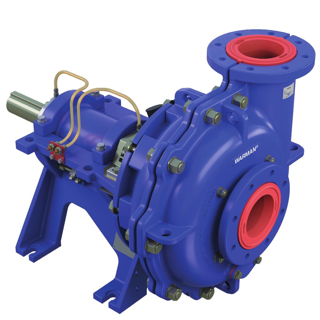 Introducing the 2 nd generation Warman WGR pump the pump of choice for the sand and aggregate market An ideal choice for sand and aggregate applications Weir Minerals has made significant