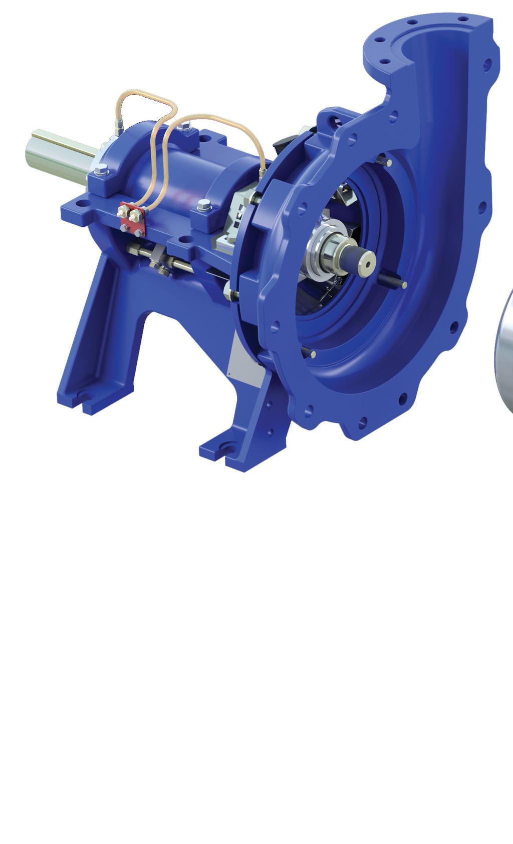 The Warman WGR pump offers several innovative features including improved hydraulic design, enhanced