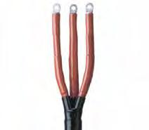 MV Terminations 11kV Three Core Indoor Terminations Three Core Terminations for XLPE Cables - Indoor Designed to terminate three core, polymeric insulated 11kV cables in indoor applications to