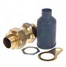 Industrial Glands Cable Glands E1W Brass Gland Kit Indoor/outdoor weatherproof for SWA cables Brass indoor and outdoor cable gland and accessories For circular plastic or rubber sheathed cables with