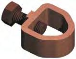 Earthing & Lightning Protection Earth Rod Clamps Rod to Tape Clamp (Type A) Designed to connect earth rod to copper tape to complete earth rod assembly Manufactured from high quality copper