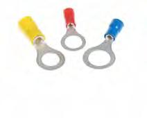 Cable Lugs & Connectors Pre-Insulated Terminals Ring Terminals Pre-insulated halogen free ring type terminal with funnel entry