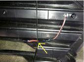 Take extra care not to damage DRL connector while passing through grill Picture 34 35.
