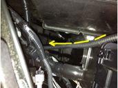 (picture 35). 36. Wire tie DRL harness as needed. Leave enough lead to plug into DRL's. Picture 33 34.