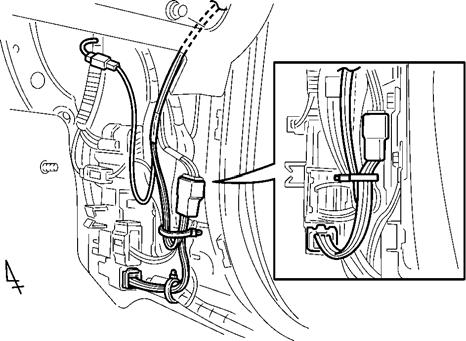 13. Plug the V3 harness' 1P connector into the vehicle harness' 1P connector. (Fig. F-10) Vehicle Harness' 1P Connector 14.