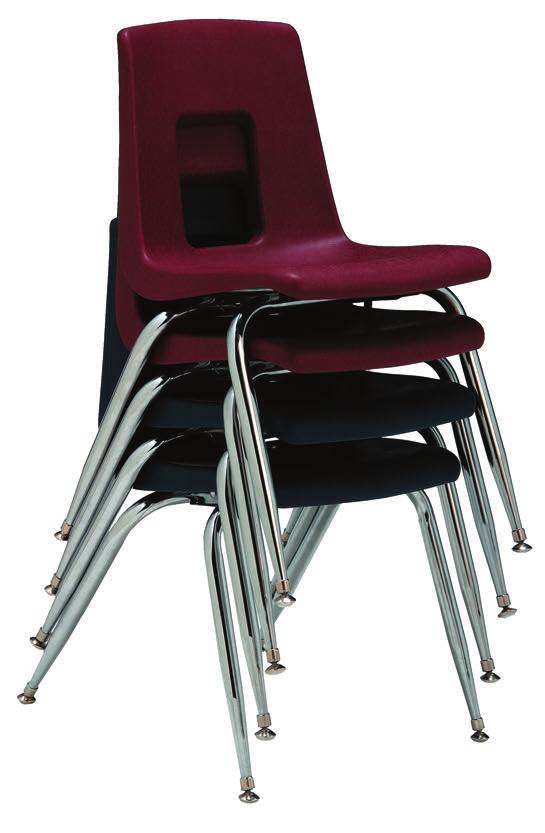 100 Series Seating Budget friendly with traditional design, the 100 Series supports every student. The chair has a sturdy polypropylene shell on a solid A-frame leg design.