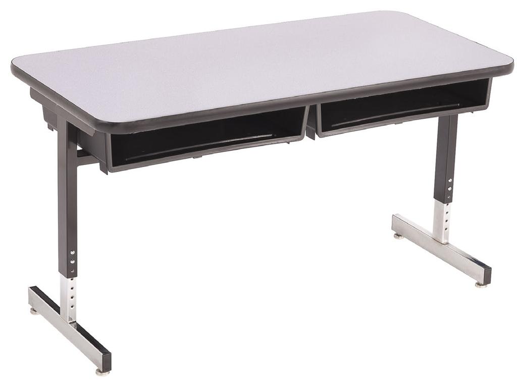 7800 Student Desk Series Two work surface size options highlight these pedestal desks. Functional design that is stylish and durable.