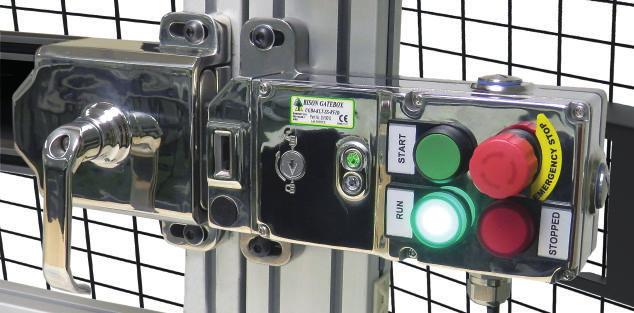 SECTION 6 Universal Gate Box with Safety Interlocking TYPE: UGB-KLT FEATURES & APPLICATION: 70 Application: IDEM Universal Gate Boxes (UGB-KLT) provide high level RFID coded interlocking and machine