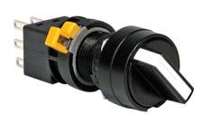 ø16mm - 6 Series Selector Switches (Assembled) Selector Switches Oversize Style Position ontact 90 -Position 90 -Position 90 -Position 90 -Position -Way spring return -Way spring return -Way spring