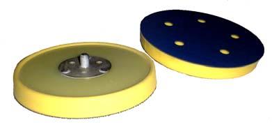 RANDOM ORBIT DA PADS - PSA DISCS KOLTEC DA (dual action) pads for PSA adhesive backed abrasive discs are polyurethane molded with a strong fiberglass or glass reinforced poly back plate.