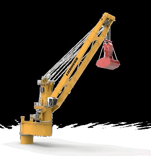 Optional features Ex-centre arm: For the extension of the working radius is the ex-centre arm from 8 m up to 12 m available.