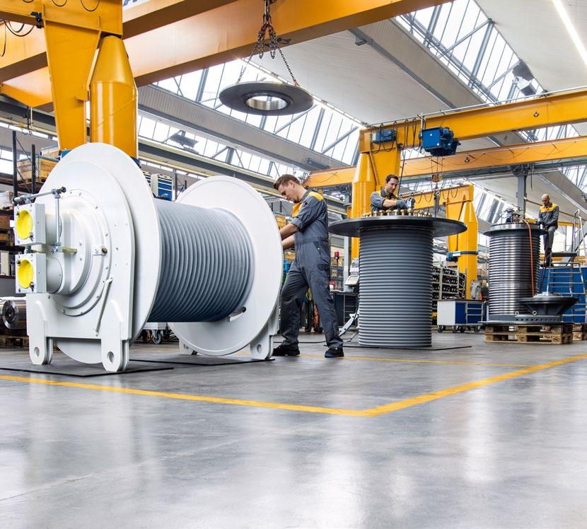 Wide product range Gearboxes and rope winches by Liebherr are available in a large variety of shapes and sizes.
