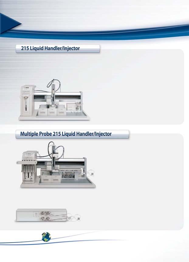 HPLC: Liquid Handlers/Injectors HPLC: Pumps This versatile, large bed liquid handler accommodates more than 3,000 racks to hold virtually any sample vessel.