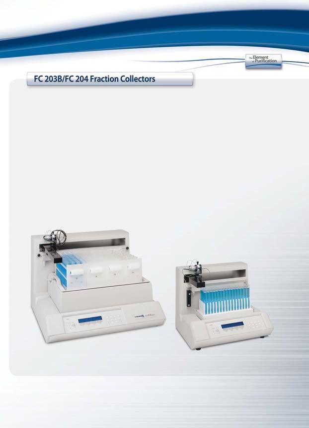 HPLC: Fraction Collectors Gilson s PREPFC Fraction Collector is a large capacity, compact footprint fraction collector ideal for semi-preparative to preparative HPLC applications.