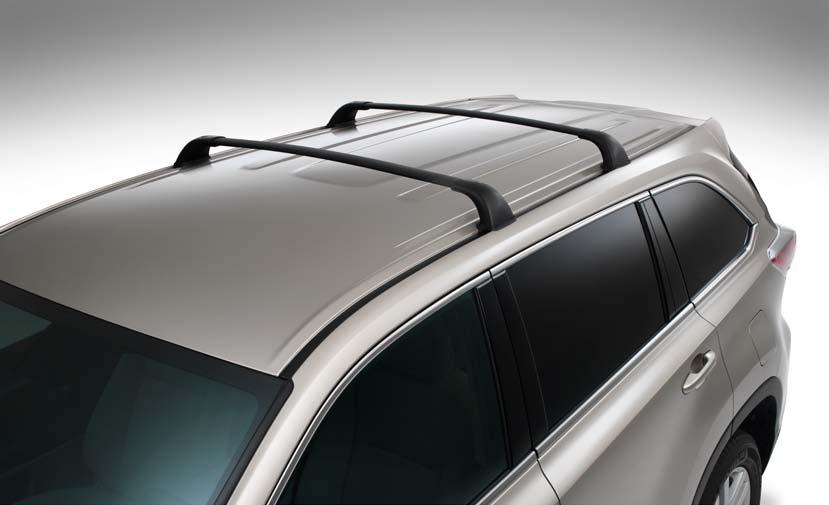 Exterior ccessories Roof Rail Cross ars (XLE/Limited) () dd utility and versatility, and take along up to 150 lb. more cargo.