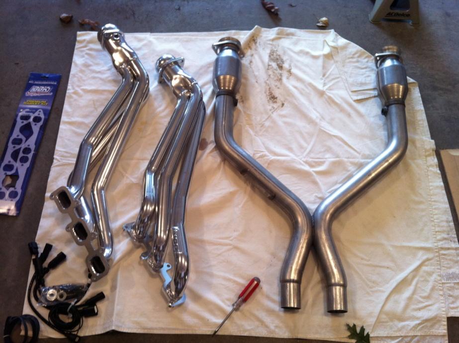 2011-2012 V6 Mustang BBK Long Tube Headers and Shorty X-Pipe: Time Required: Approximately 9 hours w/ 3 installers (highly recommended having help during install); process will be much faster with a